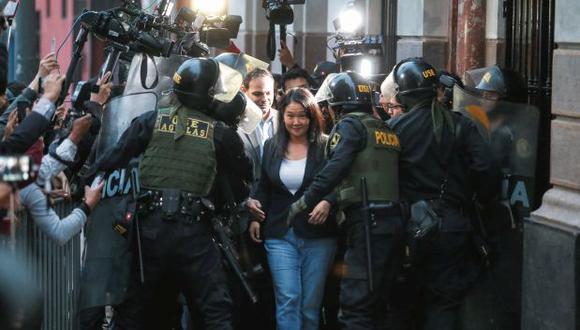 Tribunal Constitucional ordenó la excarcelación de Keiko Fujimori. El fallo fue publicado el jueves (Foto:GEC)