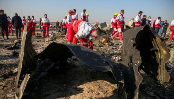 El avión de Ukraine International había despegado de Teherán con destino a Kiev cuando fue derribado. Foto: Reuters, vía BBC Mundo