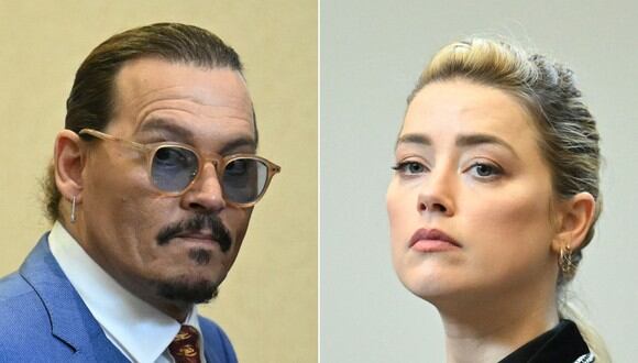 Johnny Depp y Amber Heard durante el juicio que tuvieron en este 2022 (Foto: AFP)