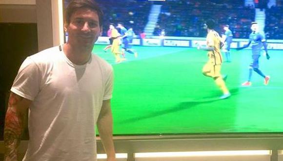 Facebook: Así apoyó Lionel Messi a Barcelona desde su casa