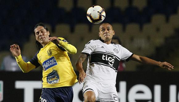 Olimpia  firmó un agónico y valioso empate 3-3 frente a la Universidad de Concepción, en un duelo disputado en el sur de Chile. (Foto: AFP)