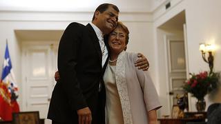 Correa: "Ecuador jamás perjudicó posición chilena en La Haya"
