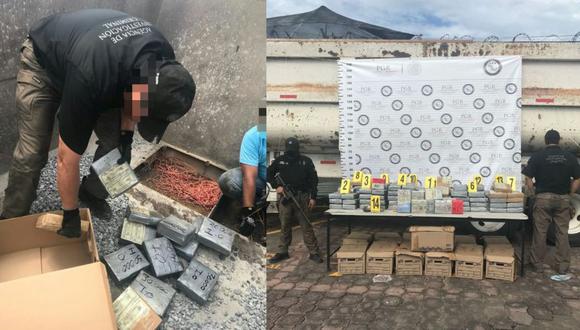 México: Detienen a chofer de camión con 7 millones de dólares y un kilo de cocaína. (Foto: Twitter)