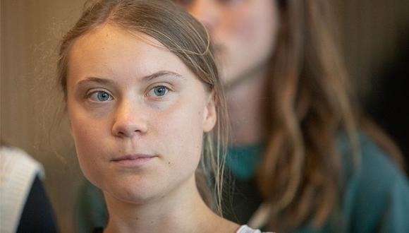 Greta Thunberg fue multada por un tribunal sueco tras desobedecer una orden policial durante una protesta en una terminal petrolera. (Getty Images).