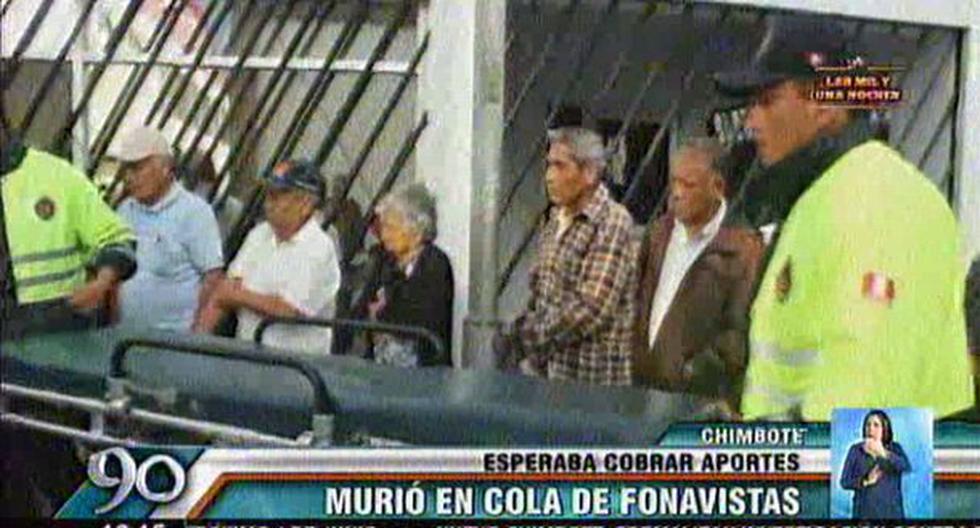 Trágica muerte de fonavista en Chimbote. (Foto: Latina)