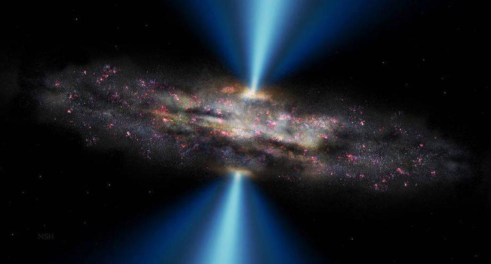 El agujero negro supermasivo al centro de la Vía Láctea está ubicado a unos 26.000 años luz de la Tierra. (Foto referencial: NASA.gov)