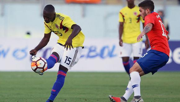 Con gol en el minuto 90+6' de Axl Ríos, los cafeteros lograron la clasificación al hexagonal final eliminando a la selección anfitriona. (Foto: AFP)