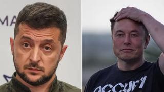 Zelensky se burla de Elon Musk por su propuesta para acabar con la guerra en Ucrania: “Venga y véalo usted mismo”