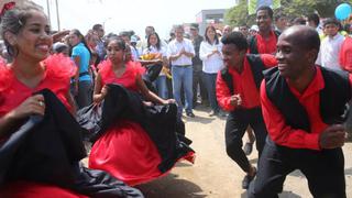 Ollanta Humala y Nadine Heredia bailaron festejo en Cañete