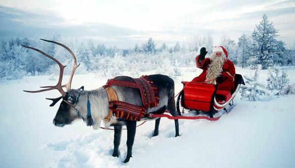 La tradición dice que los renos llevan a Papá Noel para repartir regalos. (Foto: Reuters)