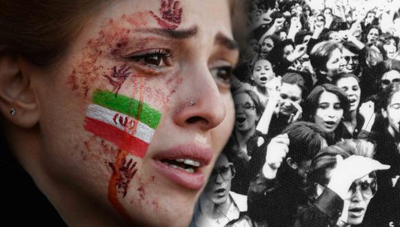 La gran manifestación del 8 de marzo de 1979 en la que las iraníes se opusieron a la obligatoriedad del velo islámico. (GETTY IMAGES).