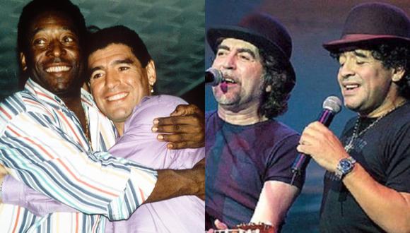 Amigos recuerdan a Maradona en las redes sociales.