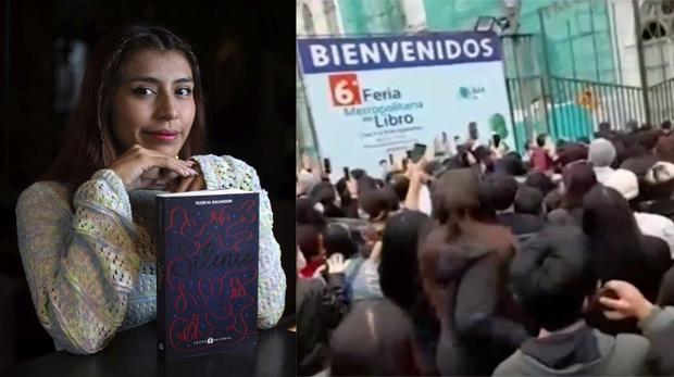 Hundreds of Flor M. Salvador readers came to the Lima Lee Fair, which caused a large crowd.  (Photos: César Campos for El Comercio/Capture Canal N)