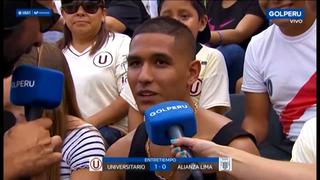 Universitario vs. Alianza Lima: Roberto Siucho llegó al Monumental y enseñó cómo se pronuncia Xiao TaoTao