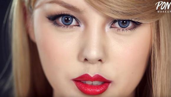 Tutorial de maquillaje enseña a 'convertirse' en Taylor Swift