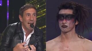 Mauri Stern quedó sorprendido por el talento del imitador de Marilyn Manson 