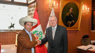 Pedro Castillo se reunió con el canciller Óscar Maúrtua 