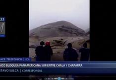 Arequipa: huaico en Panamericana Sur bloquea paso a Chala y Chaparra | VIDEO