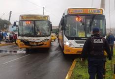 Chorrillos: choque entre buses de transporte público deja más de 20 heridos en la avenida Huaylas