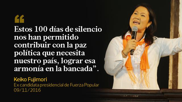 Las frases que dejó Keiko Fujimori en su reaparición pública - 4
