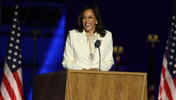 La vicepresidenta electa de EE.UU., Kamala Harris. (Tasos Katopodis/Getty Images/AFP).