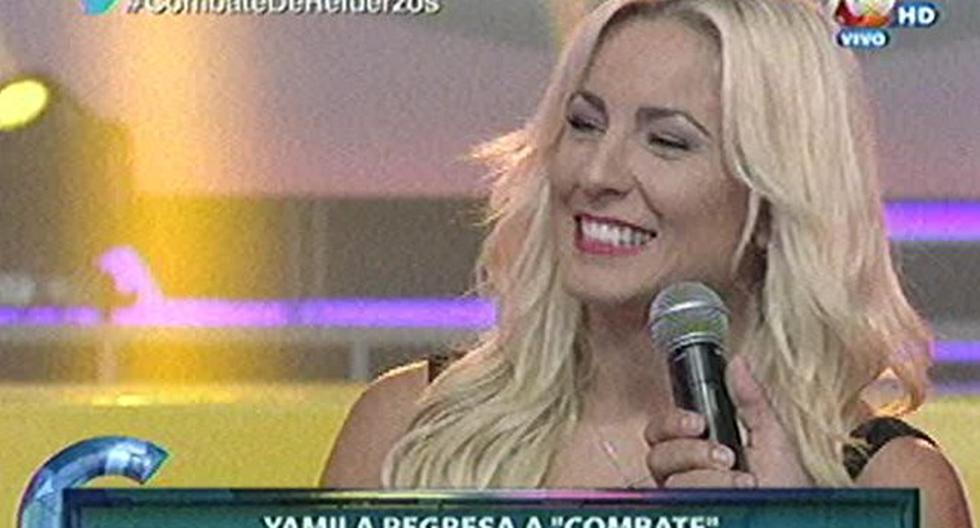 Yamila Piñero retorna a Combate (Foto: Captura / ATV)