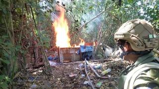 Destruyen dos laboratorios de droga en Huánuco y Ucayali
