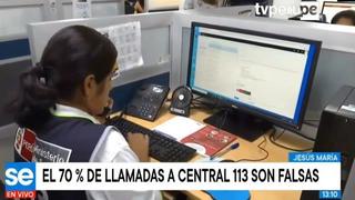 Coronavirus en Perú: el 70% de las llamadas a central 113 son falsas