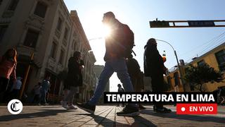 Revisa la temperatura en Lima este 30 de abril