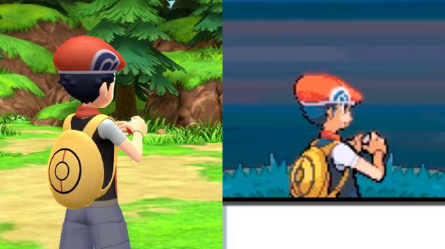 Pokémon Diamante Brillante y Perla Reluciente (2021) a la izquierda y Pokémon Diamante y Perla (2006) parte derecha. (Imagen: Youtube)