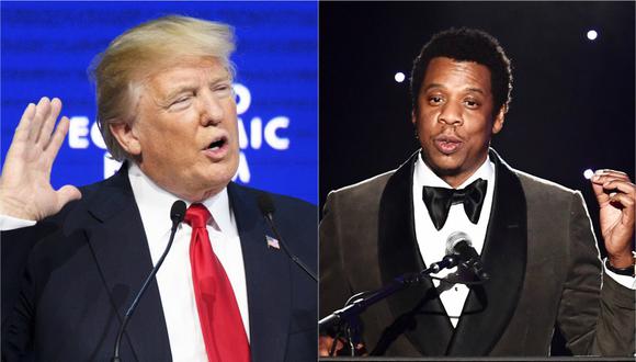 Donald Trump atacó a Jay-Z por sus declaraciones sobre el desempleo de afroamericanos. (Foto: AP/AFP)