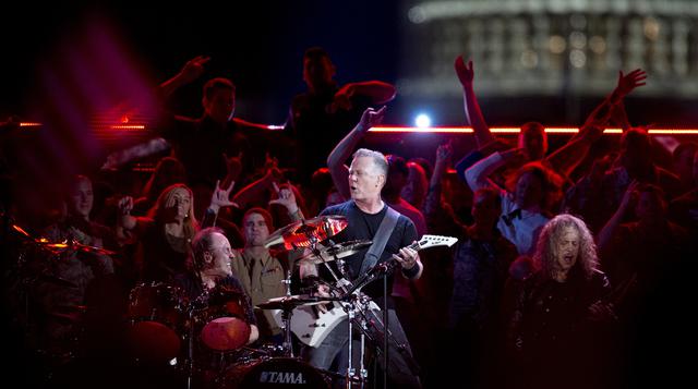 Metallica, Rihanna y más estrellas dieron show gratis en EE.UU. - 1