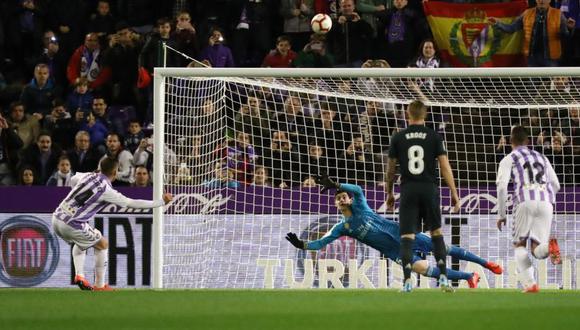 Rubén Alcaráz se perdió el 1-0 en el Real Madrid vs. Valladolid por una nueva jornada de la liga española (Foto: AFP)