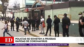 Coronavirus en Perú: Policías se realizaron prueba rápida de COVID-19