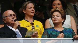 Copa Confederaciones: hinchada abucheó a Rousseff y Blatter pidió respeto