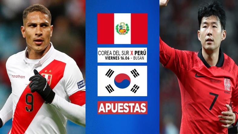 Perú vs Corea del Sur, apuestas: pronóstico y cuotas del amistoso de fecha FIFA