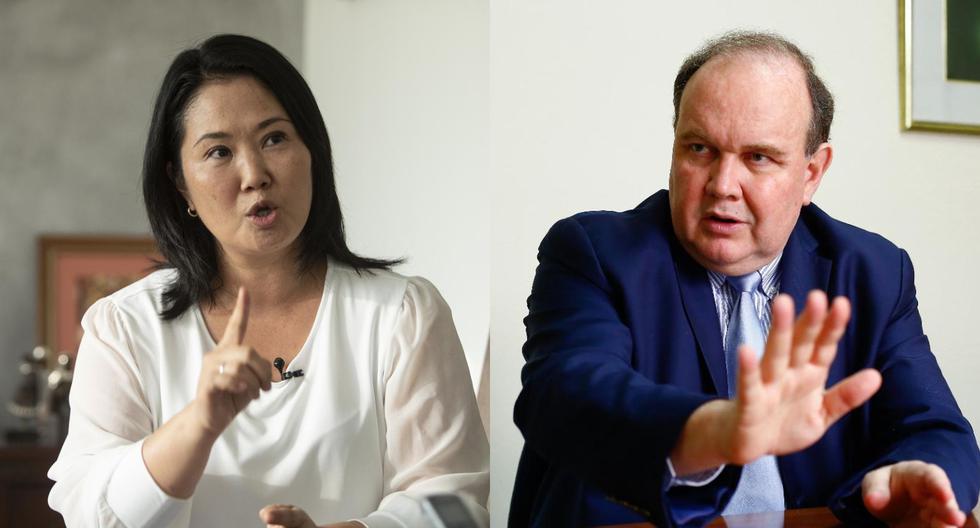 Keiko Fujimori consideró que Rafael López Aliaga caerá en las encuestas, por sus declaraciones. (Fotos: GEC)