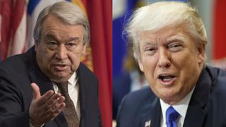 Guterres, el jefe de la ONU que se opone al veto de Trump
