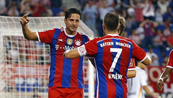 Gol de Pizarro dio triunfo al Bayern en amistoso con las Chivas