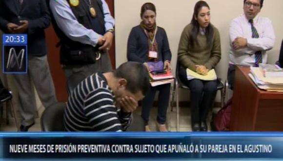 Diego Armando Lucana Gonzales es acusado por el Ministerio Público del delito contra la vida, el cuerpo y la salud, en la modalidad de feminicidio. (Canal N)