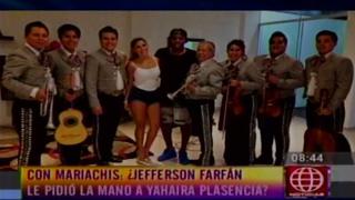 Jefferson Farfán llevó mariachis a Yahaira Plasencia [VIDEO]