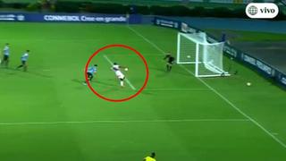 Fuentes se perdió el empate: volante falló gol en el Perú vs. Uruguay que pudo ser el 1-1 [VIDEO]