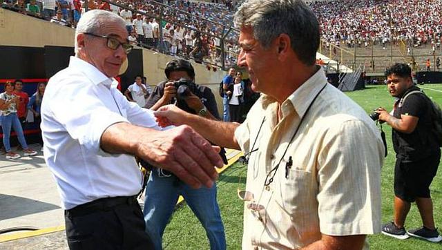 Pablo Bengoechea dirigió su último partido en Alianza Lima, ante Universitario de Gregorio Pérez. El partido también sería el último del técnico de 72 años. (Foto: GEC)