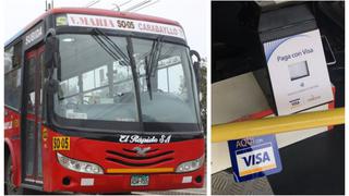 Transporte público: Conoce los buses que aceptarán pagos con tarjetas
