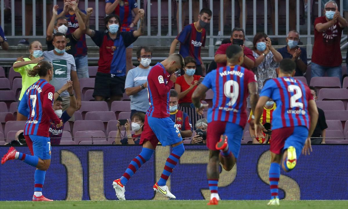 Barcelona y Real Sociedad se enfrentaron por la fecha 1 de LaLiga | Foto: AP