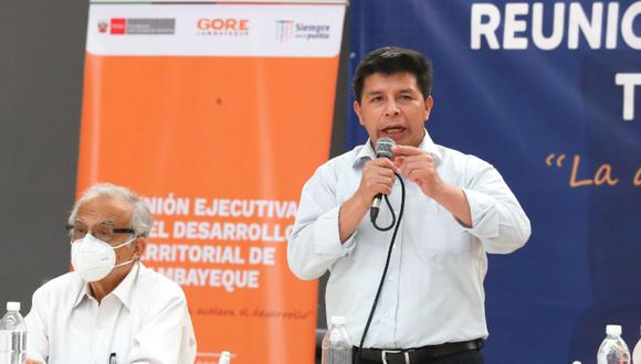 El presidente Pedro Castillo dijo que no responde "mezquindades" al ser consultado sobre críticas contra el ministro de Salud, Hernán Condori | Foto: Presidencia Perú