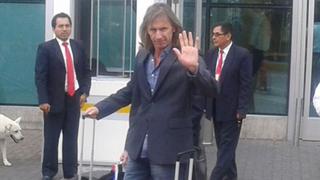 Ricardo Gareca llegó a Lima para firmar por selección peruana