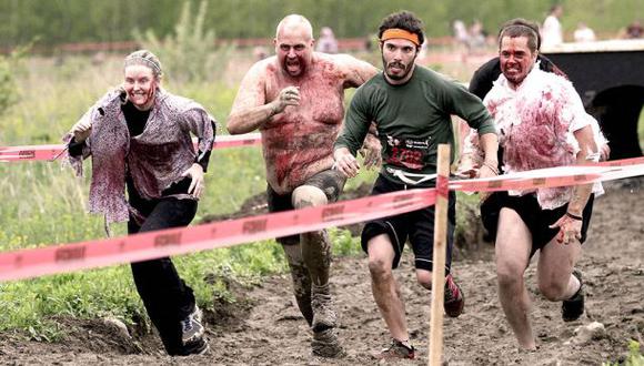 ¡Huye de los zombies en esta divertida carrera!