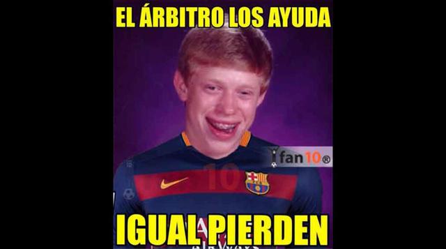 Los mejores memes del Barcelona vs. Valencia que circulan en Facebook y redes sociales.