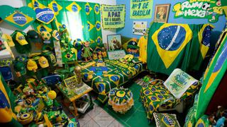 La gran fan de Brasil y su casa convertida a la 'verdeamarelha'